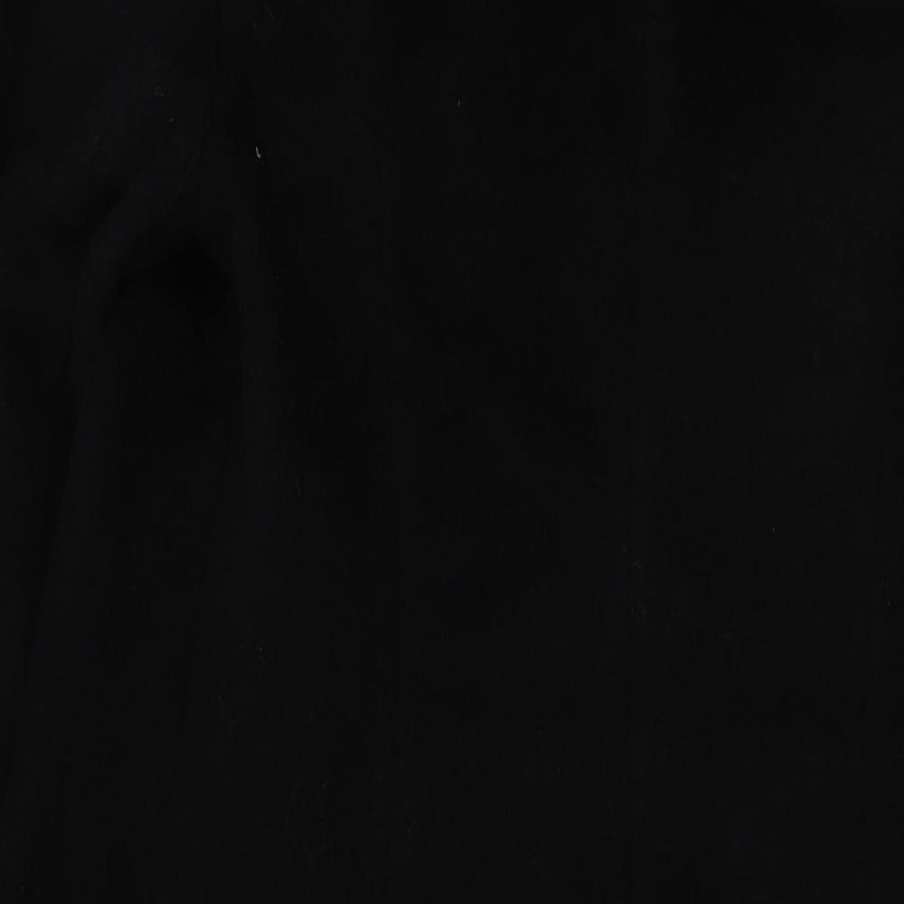 Womens UK Size 10 Oasis Black Overcoat