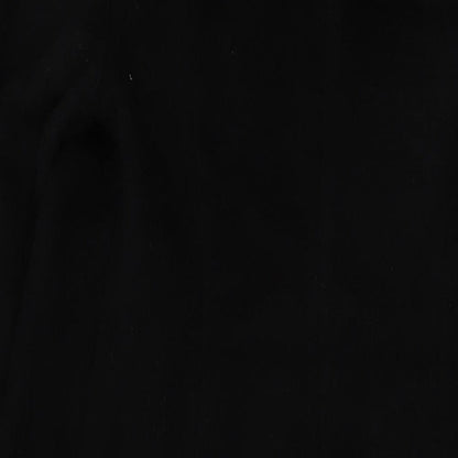 Womens UK Size 10 Oasis Black Overcoat