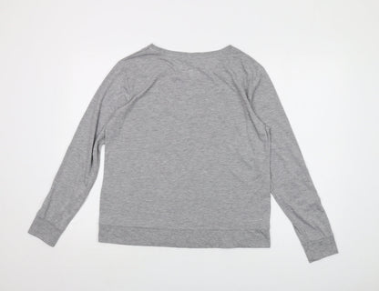 Womens UK Size M Disney Grey Basic T-Shirt