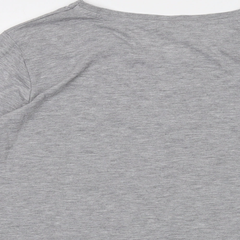 Womens UK Size M Disney Grey Basic T-Shirt