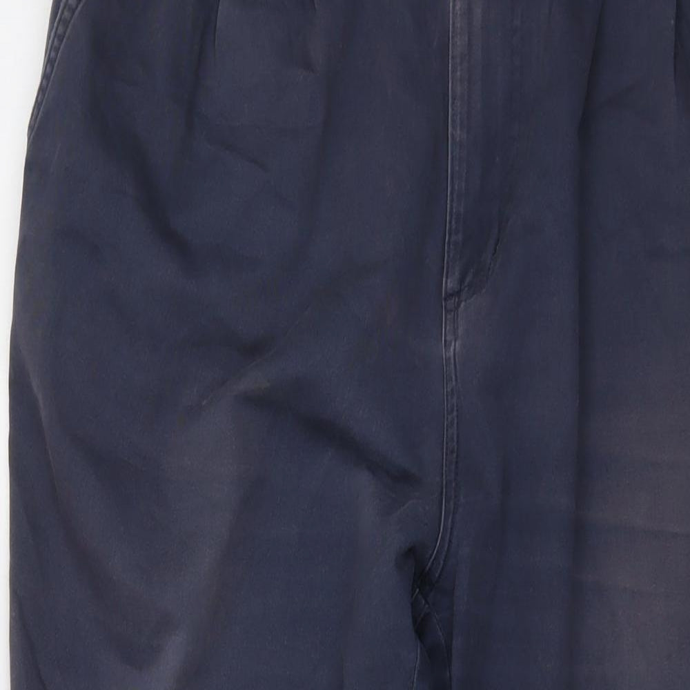 Mens UK Size 36 in Cotton Traders Regular Fit  Blue Trousers