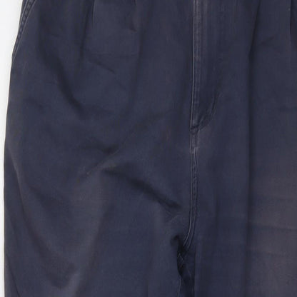 Mens UK Size 36 in Cotton Traders Regular Fit  Blue Trousers