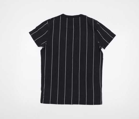 Mens UK Size S Hollister Black  T-Shirt
