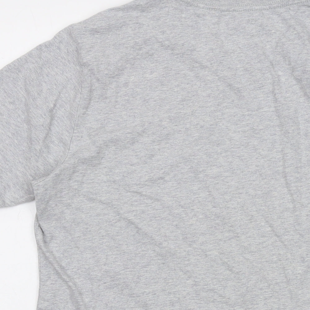 Levi's Mens Grey Cotton T-Shirt Size S Crew Neck