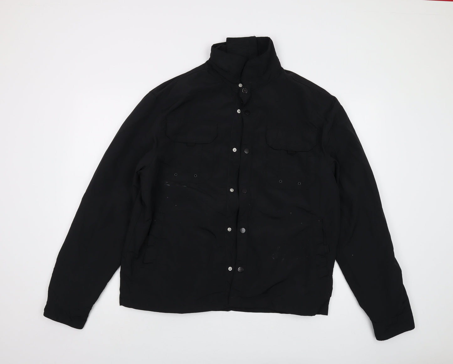 Mens UK Size L Brave Soul Black Jacket