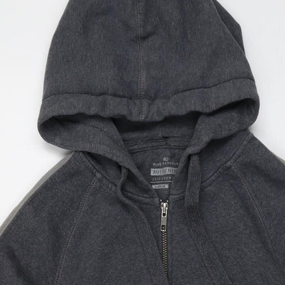 Mens UK Size L Blue Harbour Grey Full Zip Hoodie