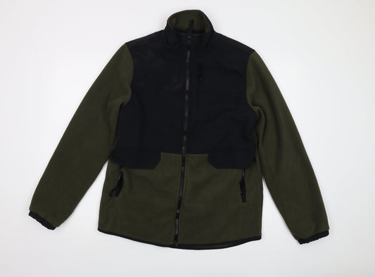 Mens UK Size M Nerve Green Jacket