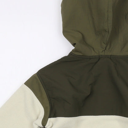 IKKS Boys Ivory Polyester Pullover Hoodie Size 8 Years Zip