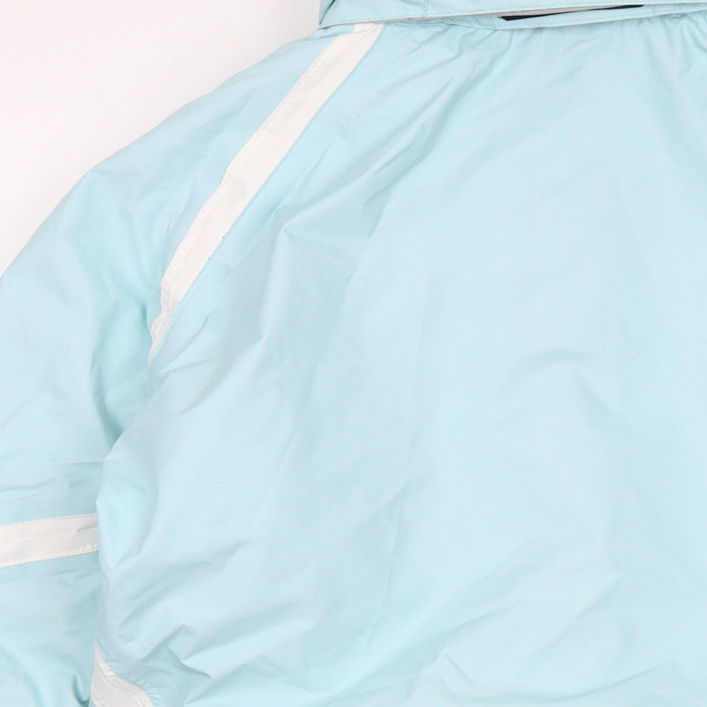 Maier Womens Blue Jacket Size 10 Zip