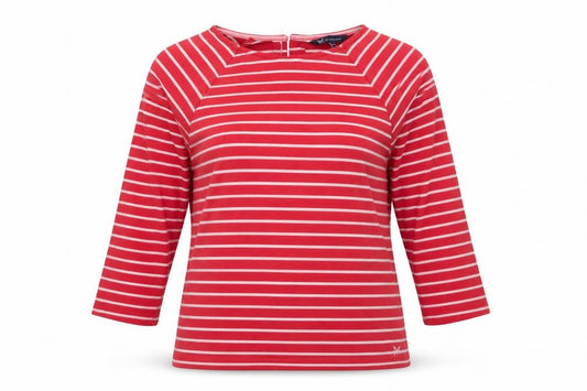 Womens UK Size 10 Crew Clothing Red Basic T-Shirt