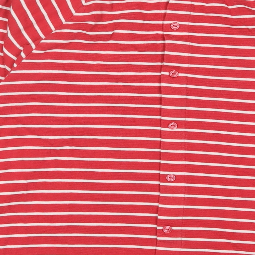 Womens UK Size 10 Crew Clothing Red Basic T-Shirt