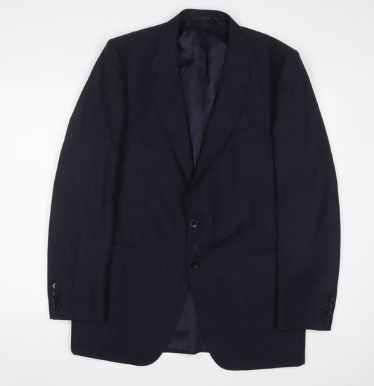 Mens UK Size 42 St Michael Regular Blue Suit Jacket