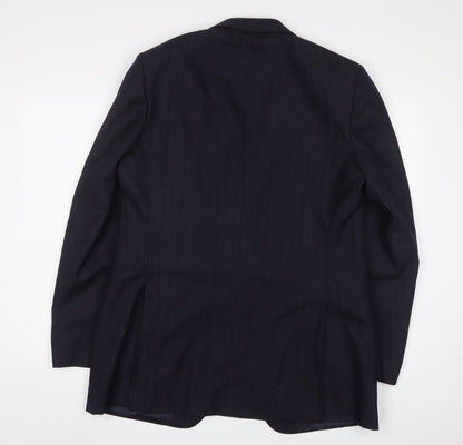 Mens UK Size 42 St Michael Regular Blue Suit Jacket