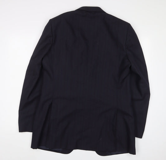 Mens UK Size 42 St Michael Regular Blue Suit Jacket