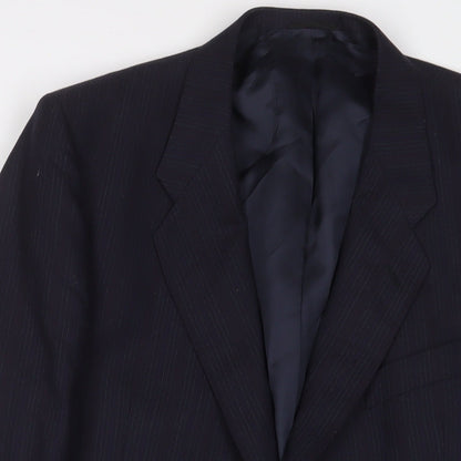 Mens UK Size 42 St Michael Regular Blue Suit Jacket