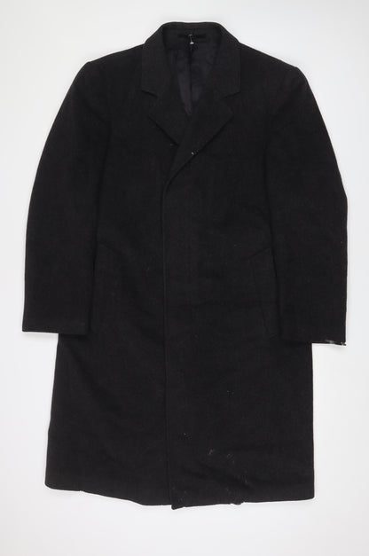 Mens UK Size L Vaughan Davies LTD Grey Overcoat