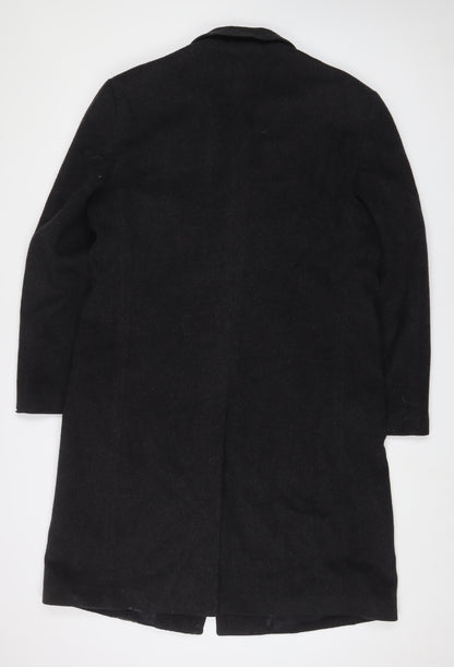 Mens UK Size L Vaughan Davies LTD Grey Overcoat