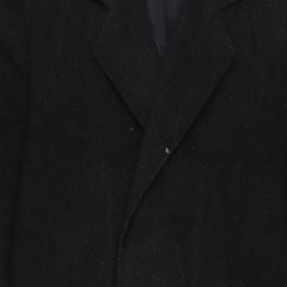 Mens UK Size L Vaughan Davies LTD Grey Overcoat