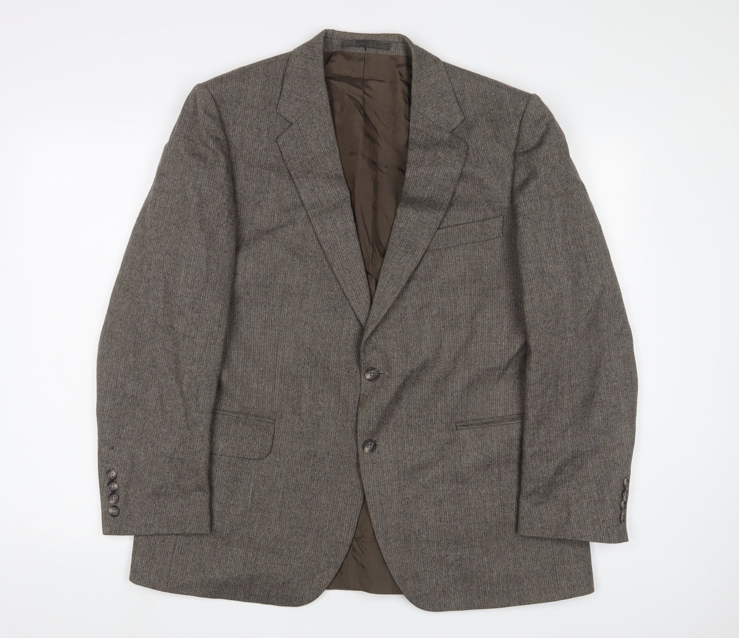 Mens UK Size 42 St Michael Regular Brown Suit Jacket