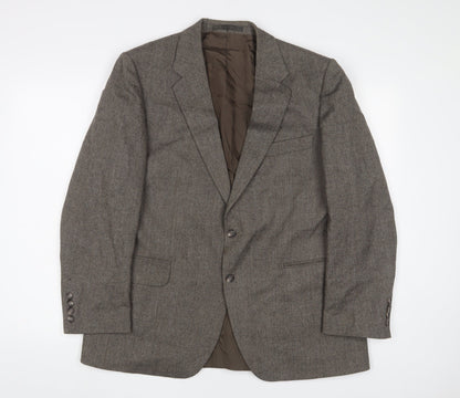 Mens UK Size 42 St Michael Regular Brown Suit Jacket
