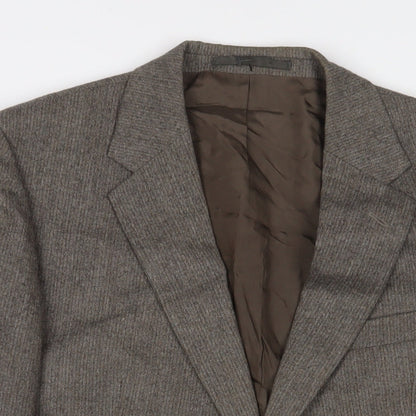 Mens UK Size 42 St Michael Regular Brown Suit Jacket