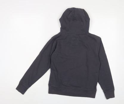 Wilson Boys Grey Cotton Pullover Hoodie Size 9-10 Years Pullover - Logo