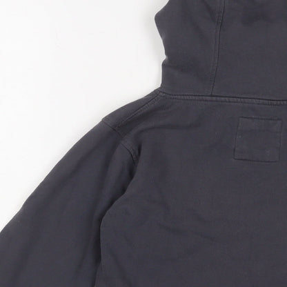 Wilson Boys Grey Cotton Pullover Hoodie Size 9-10 Years Pullover - Logo