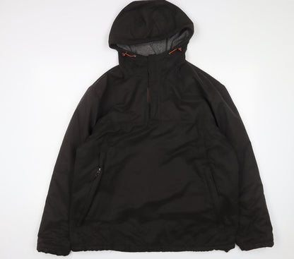 Mens UK Size M One Valley Brown Windbreaker Coat