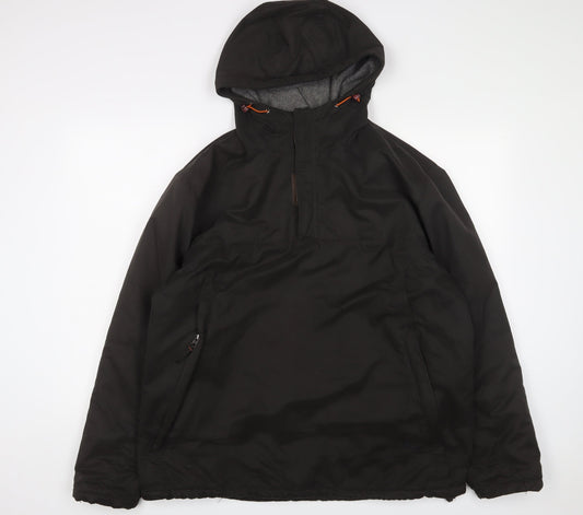 Mens UK Size M One Valley Brown Windbreaker Coat