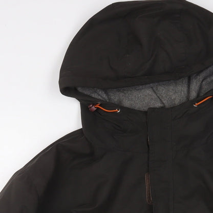 Mens UK Size M One Valley Brown Windbreaker Coat
