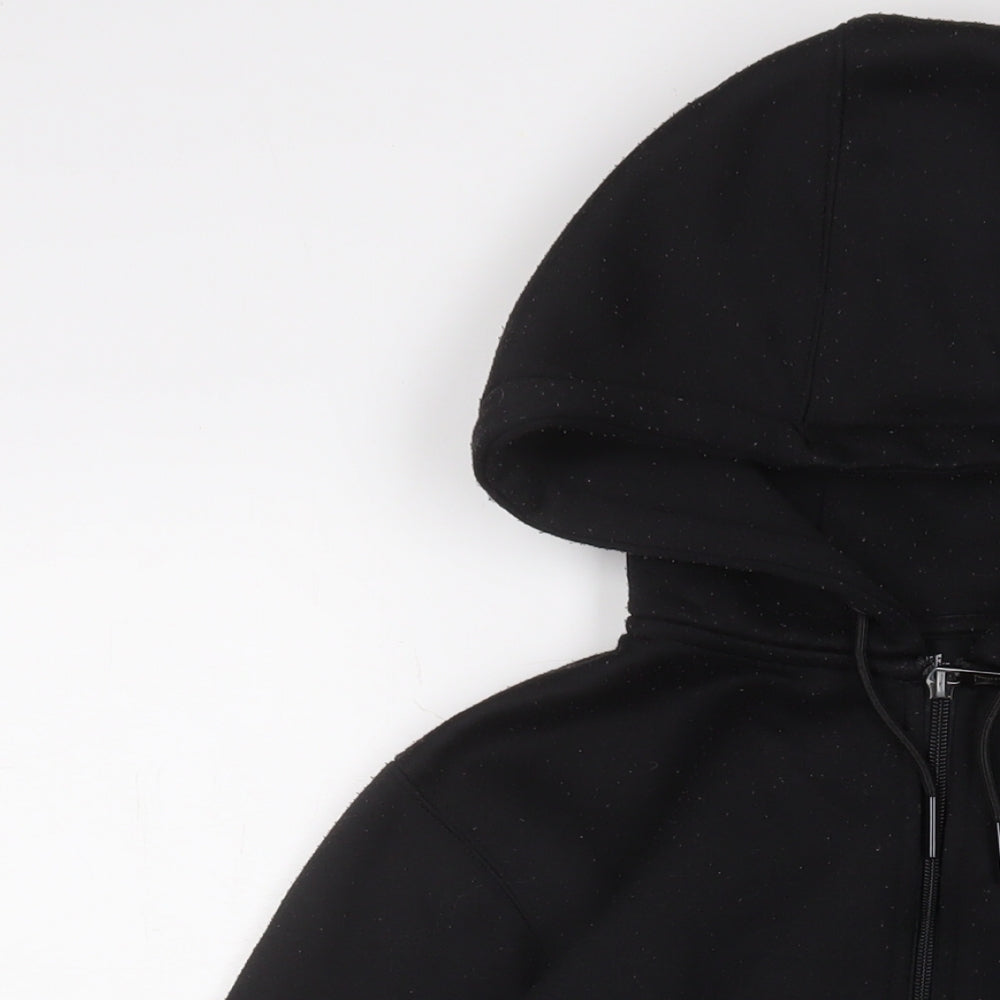 Mens UK Size S Lonsdale Black Full Zip Hoodie