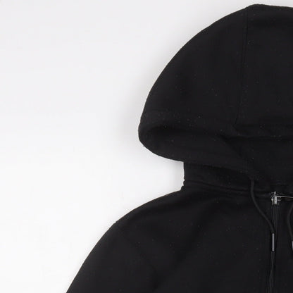 Mens UK Size S Lonsdale Black Full Zip Hoodie
