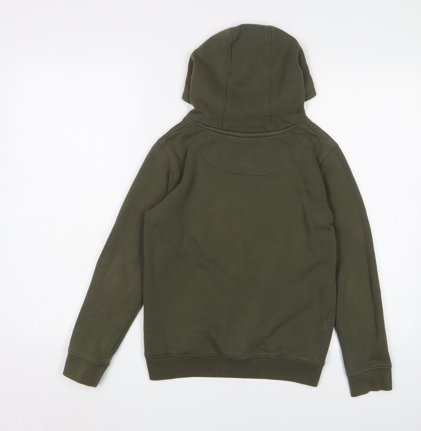 Money Boys Green Cotton Pullover Hoodie Size 9-10 Years Pullover - Logo