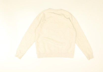 Womens UK Size 2XS Disney Beige Pullover Sweatshirt
