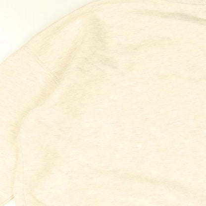 Womens UK Size 2XS Disney Beige Pullover Sweatshirt