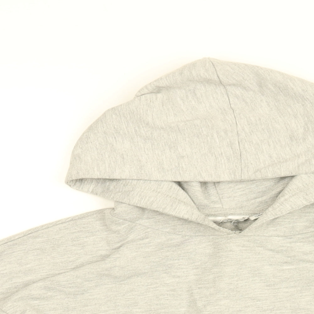 Friends Girls Grey Cotton Pullover Hoodie Size 9-10 Years Pullover - Friends Logo