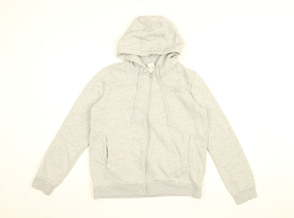 Womens UK Size 12 LA Gear Grey Full Zip Hoodie