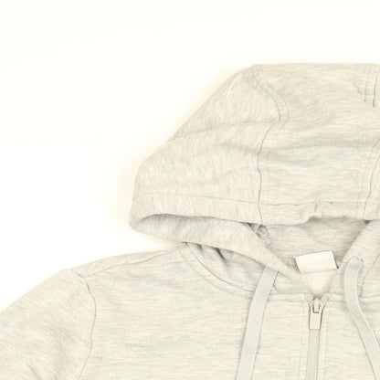 Womens UK Size 12 LA Gear Grey Full Zip Hoodie