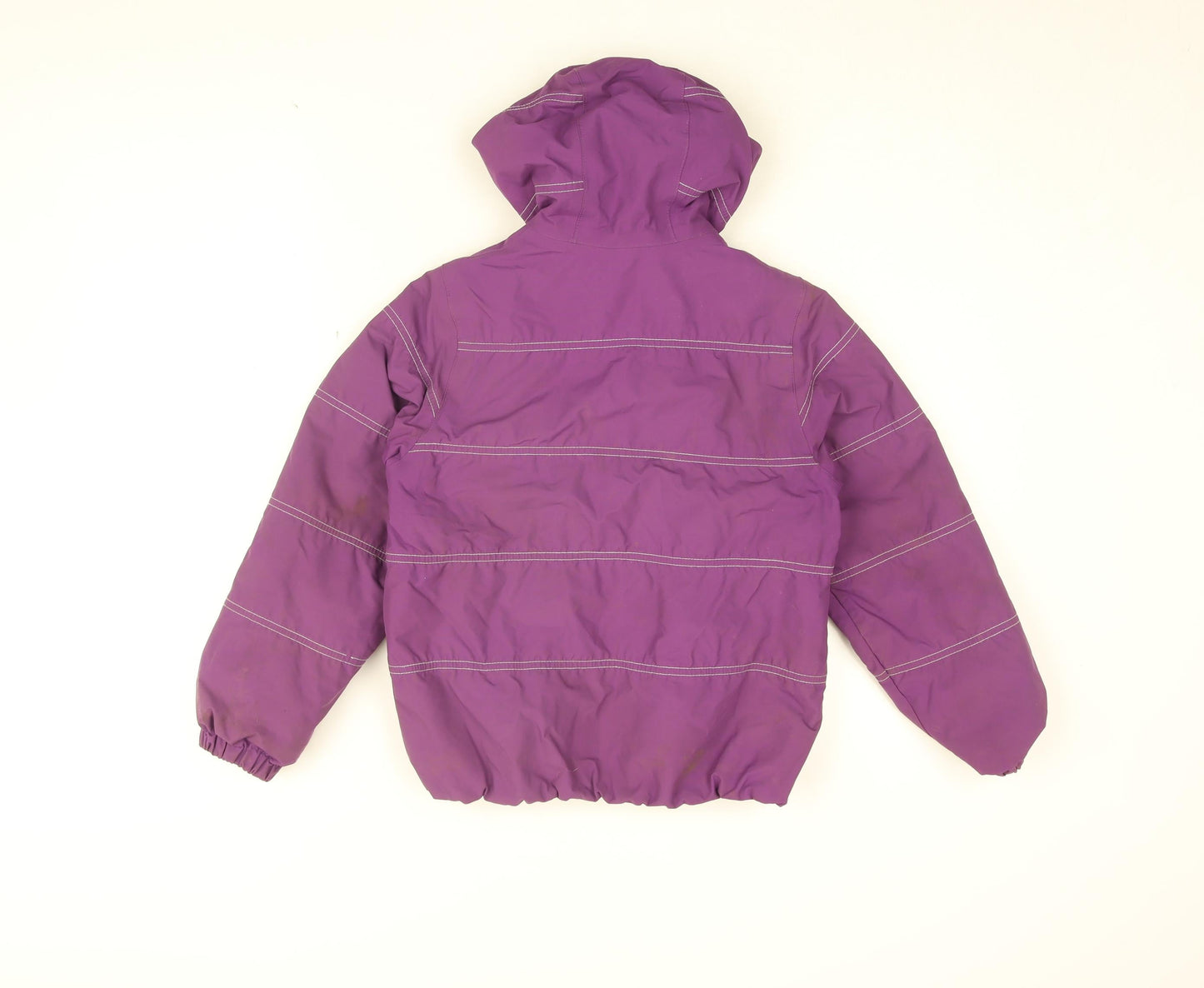 Quechua Girls Purple Overcoat Coat Size 8 Years Zip