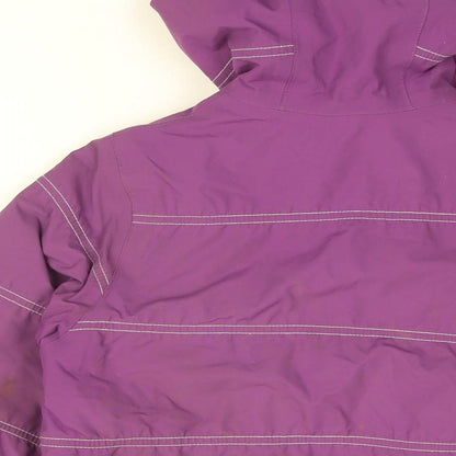 Quechua Girls Purple Overcoat Coat Size 8 Years Zip