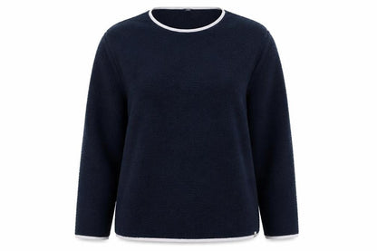Womens UK Size L Lands' End Blue Basic T-Shirt