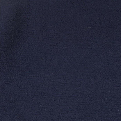 Lands' End Womens Blue Polyester Basic T-Shirt Size L Round Neck