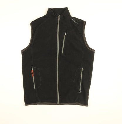 Womens UK Size M DECATHLON Black Gilet