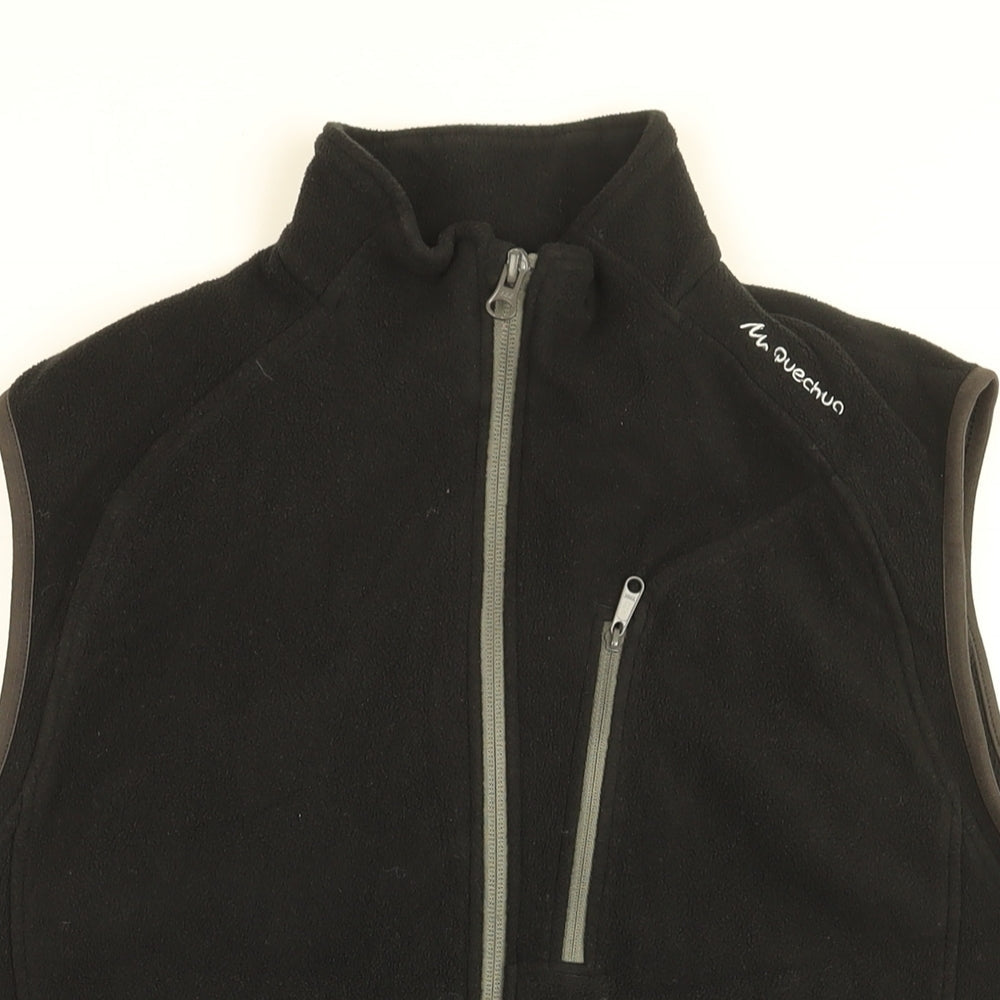 Womens UK Size M DECATHLON Black Gilet