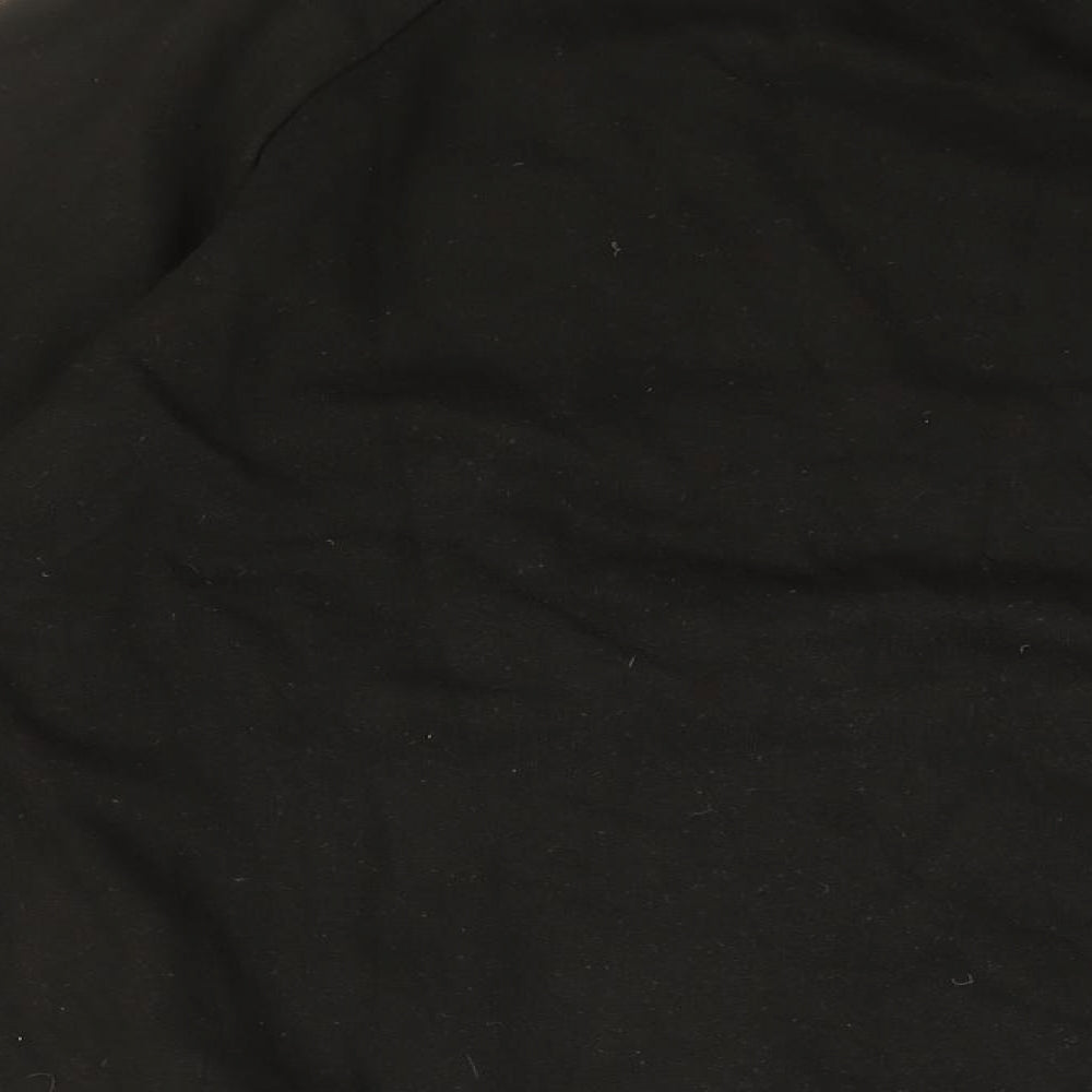 Eat The Rich Womens Black Cotton Pullover Sweatshirt Size 2XL Pullover - Eat The Rich