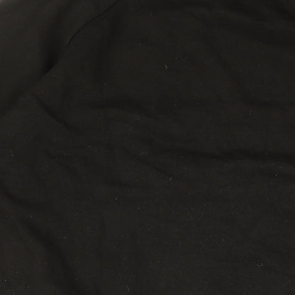Eat The Rich Womens Black Cotton Pullover Sweatshirt Size 2XL Pullover - Eat The Rich