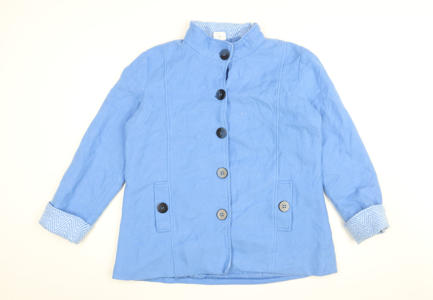 Womens UK Size M Anne De Lancay Blue Jacket