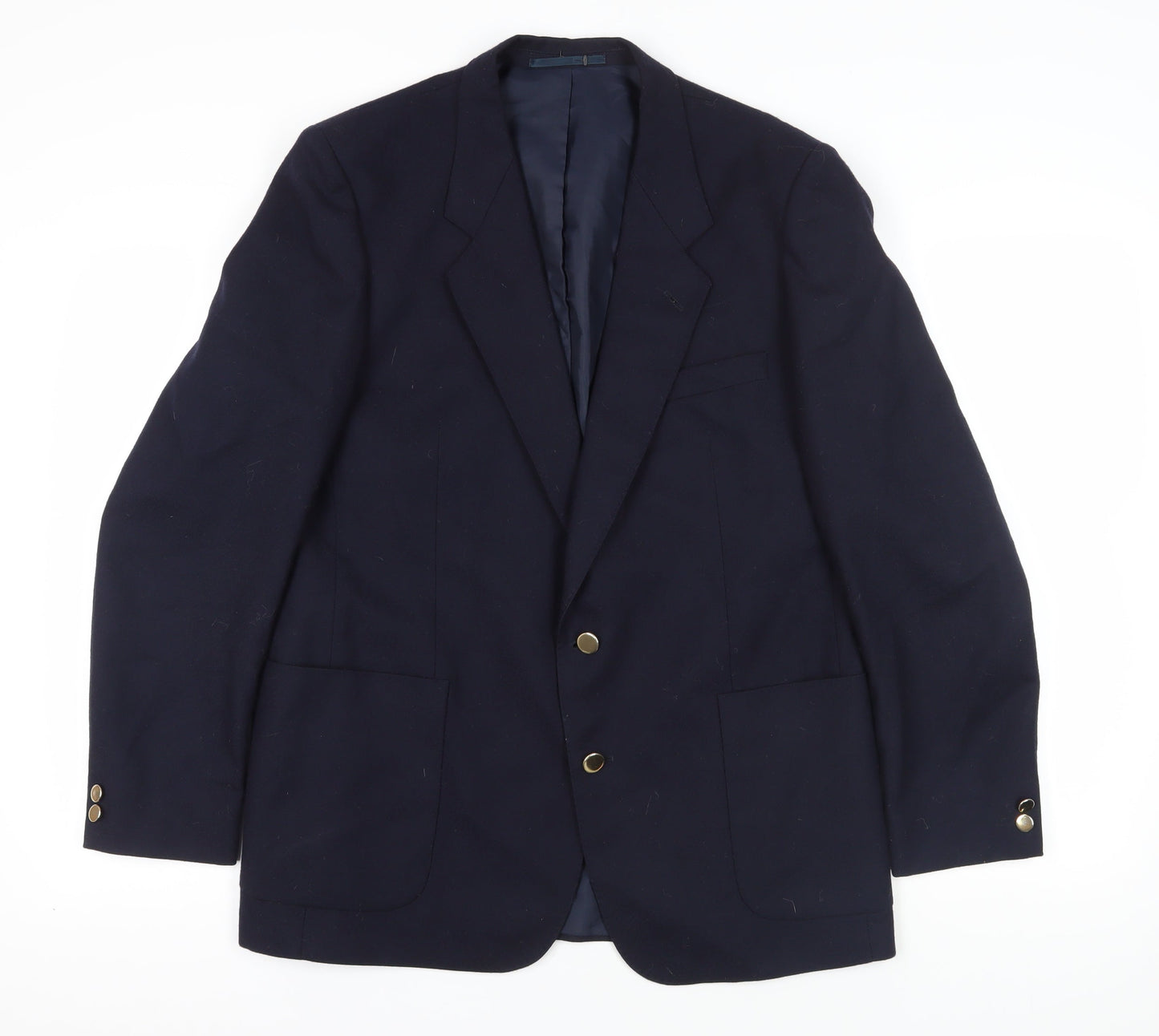 Mens UK Size 42 C&A Regular Blue Suit Jacket