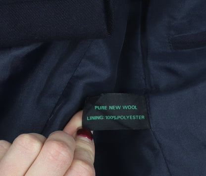 Mens UK Size 42 C&A Regular Blue Suit Jacket