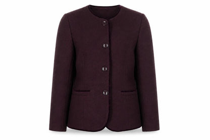 Womens UK Size 10 Eastex Purple Basic Jacket